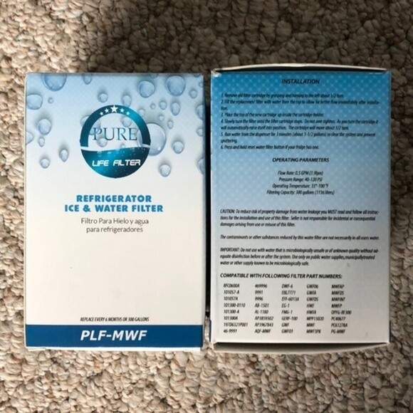Refrigerator ice and water filters - Picture 1 of 3